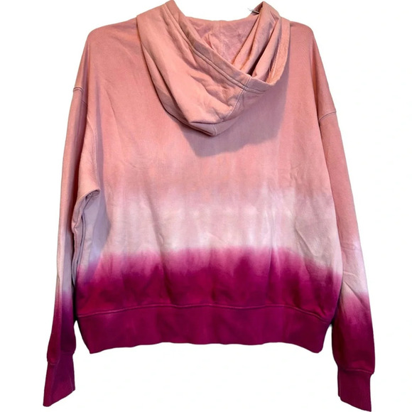 Wildfox Women’s French Terry Pink Tie Dye Ombre Hoodie size Medium - Picture 4 of 5